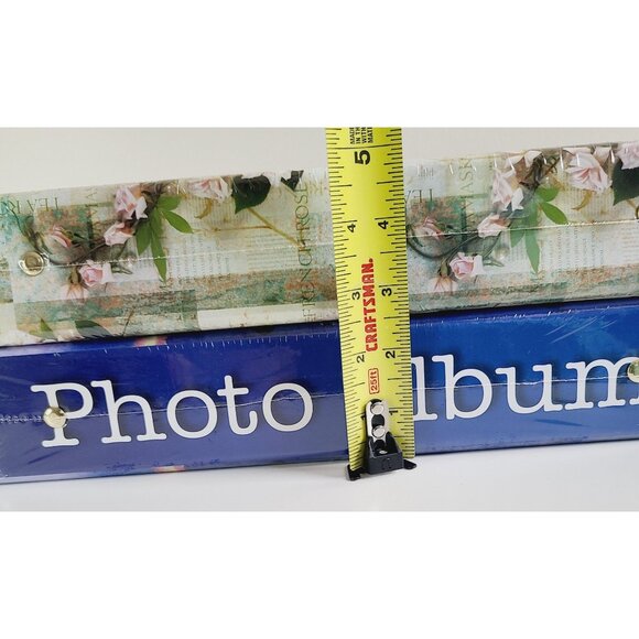 Photo Album Set 240 Photo Capacity Floral & City Scene Design Lindsey Sinclair - Picture 6 of 8